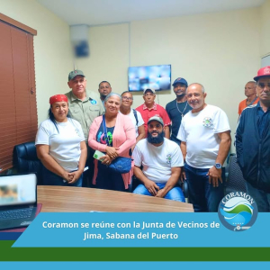 Coramon se re&uacute;ne con la junta de vecinos de Jima, Sabana Del Puerto