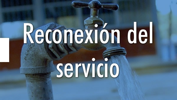 Reconexión del servicio