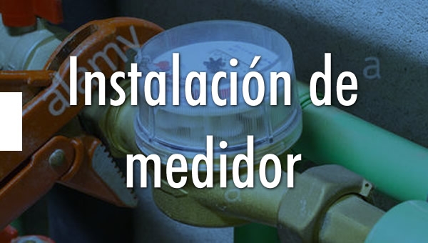 Instalación de medidor