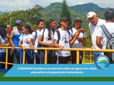 CORAMON fortalece conciencia sobre el agua con visita educativa a la planta de tratamiento