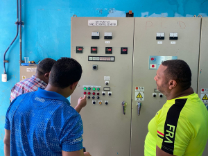Restauraci&oacute;n del sistema del bombeo en el municipio de Maim&oacute;n