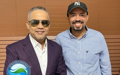 Senador Héctor Acosta respalda al director César Cerda en CORAMON: 'Con las botas puestas' por más agua potable en Monseñor Nouel